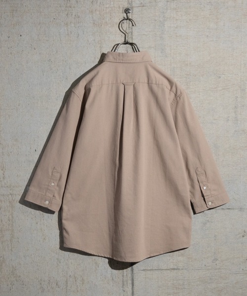 JOHN'S CLOSET(ジョンズクローゼット)の「【a】パナマ 七分袖 レギュラーシャツ(シャツ/ブラウス・メンズ・ミント/ホワイト/ホワイト系その他2/ホワイト系その他/ネイビー系1/ベージュ/ピンク/ネイビー系2/ネイビー・LARGE/MEDIUM)」の10枚目の写真