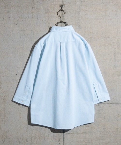 JOHN'S CLOSET(ジョンズクローゼット)の「【a】パナマ 七分袖 レギュラーシャツ(シャツ/ブラウス・メンズ・ミント/ホワイト/ホワイト系その他2/ホワイト系その他/ネイビー系1/ベージュ/ピンク/ネイビー系2/ネイビー・LARGE/MEDIUM)」の12枚目の写真