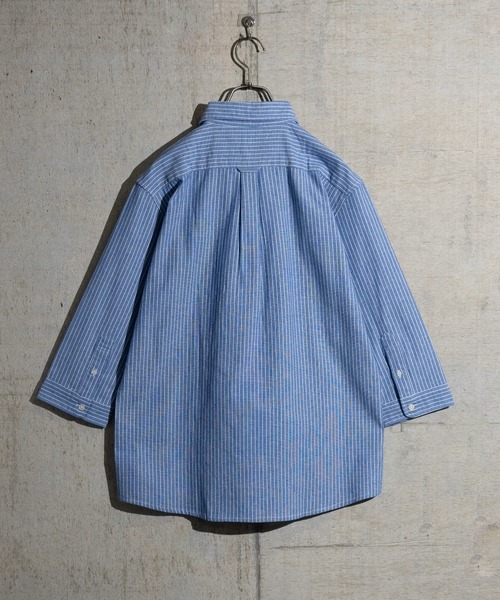 JOHN'S CLOSET(ジョンズクローゼット)の「【a】パナマ 七分袖 レギュラーシャツ(シャツ/ブラウス・メンズ・ミント/ホワイト/ホワイト系その他2/ホワイト系その他/ネイビー系1/ベージュ/ピンク/ネイビー系2/ネイビー・LARGE/MEDIUM)」の19枚目の写真