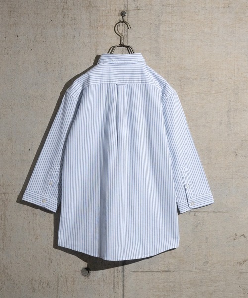 JOHN'S CLOSET(ジョンズクローゼット)の「【a】パナマ 七分袖 レギュラーシャツ(シャツ/ブラウス・メンズ・ミント/ホワイト/ホワイト系その他2/ホワイト系その他/ネイビー系1/ベージュ/ピンク/ネイビー系2/ネイビー・LARGE/MEDIUM)」の13枚目の写真