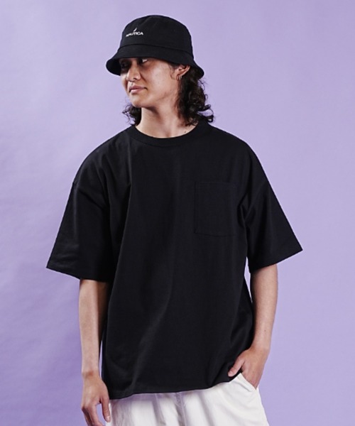ムラサキスポーツ（ムラサキスポーツ）の「【ムラサキスポーツ限定】半袖Tシャツ/パックTEE/2枚入り オーバーサイズ D23S2106（Tシャツ/カットソー・メンズ・ホワイト/ブラック・M/L）」の10枚目の写真