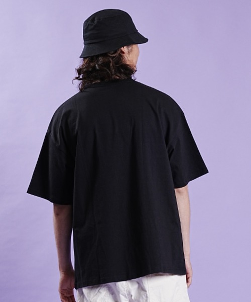 ムラサキスポーツ（ムラサキスポーツ）の「【ムラサキスポーツ限定】半袖Tシャツ/パックTEE/2枚入り オーバーサイズ D23S2106（Tシャツ/カットソー・メンズ・ホワイト/ブラック・M/L）」の8枚目の写真