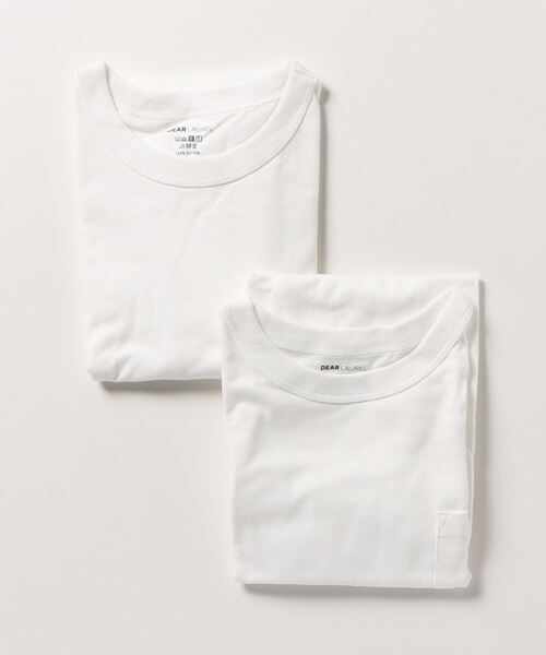 ムラサキスポーツ（ムラサキスポーツ）の「【ムラサキスポーツ限定】半袖Tシャツ/パックTEE/2枚入り オーバーサイズ D23S2106（Tシャツ/カットソー・メンズ・ホワイト/ブラック・M/L）」の6枚目の写真