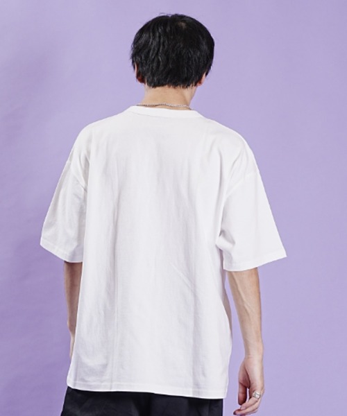 ムラサキスポーツ（ムラサキスポーツ）の「【ムラサキスポーツ限定】半袖Tシャツ/パックTEE/2枚入り オーバーサイズ D23S2106（Tシャツ/カットソー・メンズ・ホワイト/ブラック・M/L）」の12枚目の写真