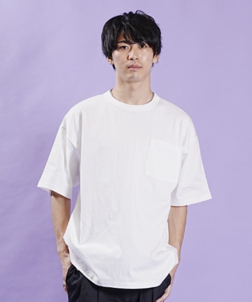 ムラサキスポーツ（ムラサキスポーツ）の「【ムラサキスポーツ限定】半袖Tシャツ/パックTEE/2枚入り オーバーサイズ D23S2106（Tシャツ/カットソー・メンズ・ホワイト/ブラック・M/L）」の15枚目の写真