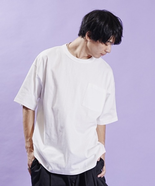 ムラサキスポーツ（ムラサキスポーツ）の「【ムラサキスポーツ限定】半袖Tシャツ/パックTEE/2枚入り オーバーサイズ D23S2106（Tシャツ/カットソー・メンズ・ホワイト/ブラック・M/L）」の14枚目の写真