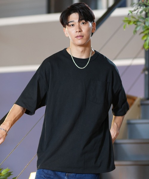 ムラサキスポーツ（ムラサキスポーツ）の「【ムラサキスポーツ限定】半袖Tシャツ/パックTEE/2枚入り オーバーサイズ D23S2106（Tシャツ/カットソー・メンズ・ホワイト/ブラック・M/L）」の17枚目の写真