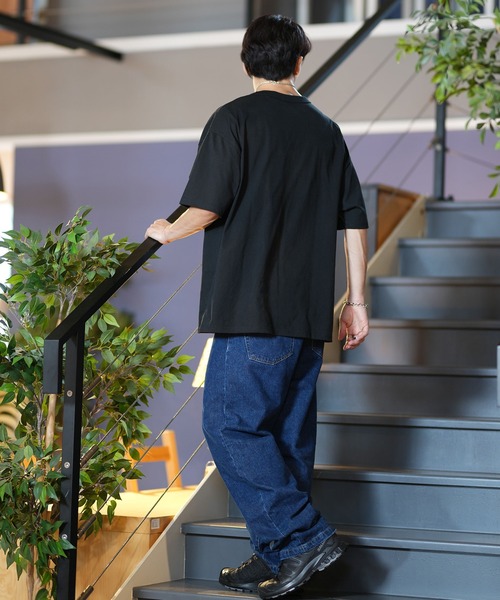 ムラサキスポーツ（ムラサキスポーツ）の「【ムラサキスポーツ限定】半袖Tシャツ/パックTEE/2枚入り オーバーサイズ D23S2106（Tシャツ/カットソー・メンズ・ホワイト/ブラック・M/L）」の21枚目の写真