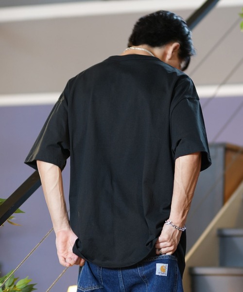ムラサキスポーツ（ムラサキスポーツ）の「【ムラサキスポーツ限定】半袖Tシャツ/パックTEE/2枚入り オーバーサイズ D23S2106（Tシャツ/カットソー・メンズ・ホワイト/ブラック・M/L）」の19枚目の写真