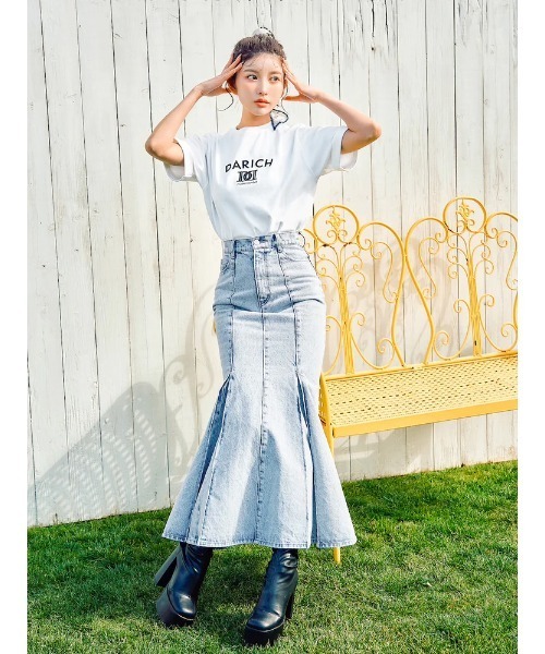 Darich（ダーリッチ）の「DDロゴエンブロイダリーTシャツ（Tシャツ