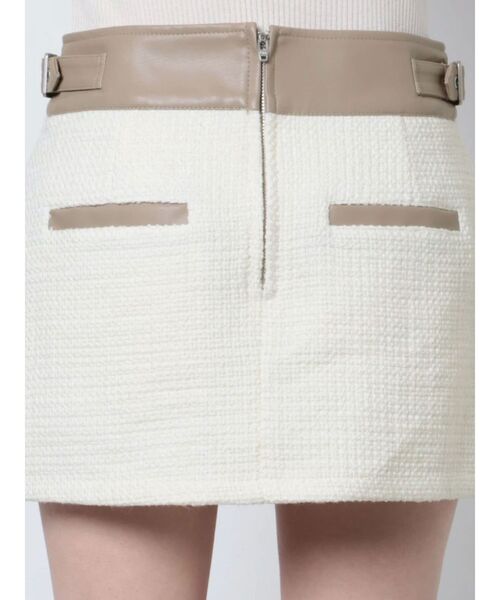 GYDA(ジェイダ)の「【セットアップ着用可】Spring Tweed スカートライクショートパンツ(スカート・レディース・アイボリー/ブラック・MEDIUM/SMALL)」の17枚目の写真