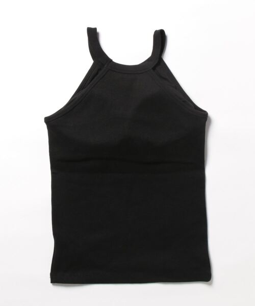 KOBE LETTUCE（コウベレタス）の「カップ付きホルターネックタンクトップ（タンクトップ・レディース・オレンジ/ホワイト系/オリーブ/ブラック/グリーン系・FREE）」の10枚目の写真