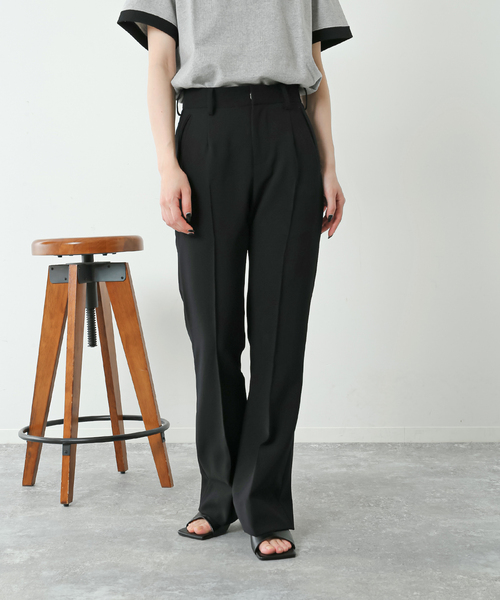 UNFOLLOW（アンフォロー）の「【FOLL / フォル】セミフレアウォッシャブルワードローブスラックス（スラックス・メンズ・ブラック/ベージュ・1/2/3）」の5枚目の写真