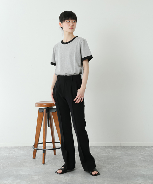 UNFOLLOW（アンフォロー）の「【FOLL / フォル】セミフレアウォッシャブルワードローブスラックス（スラックス・メンズ・ブラック/ベージュ・1/2/3）」の18枚目の写真