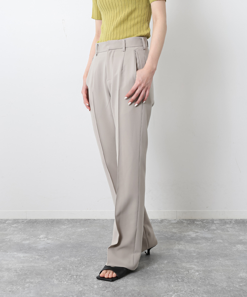 UNFOLLOW（アンフォロー）の「【FOLL / フォル】セミフレアウォッシャブルワードローブスラックス（スラックス・メンズ・ブラック/ベージュ・1/2/3）」の10枚目の写真