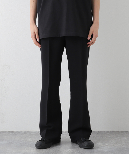 UNFOLLOW（アンフォロー）の「【FOLL / フォル】セミフレアウォッシャブルワードローブスラックス（スラックス・メンズ・ブラック/ベージュ・1/2/3）」の14枚目の写真