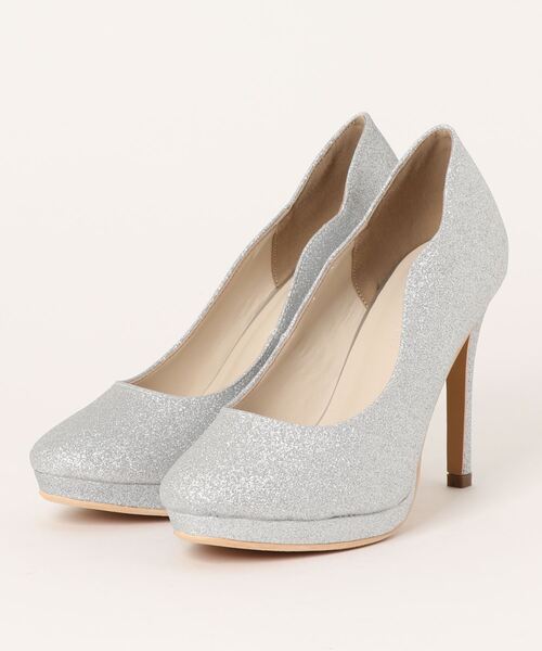 Miminy Piminy(ミミニー ピミニー)の「MiminyPiminy(ミミニーピミニー)10cmピンヒールシンプルストームパンプス(パンプス・レディース・ゴールド/シルバー/ブラック/ホワイト/ブラック系その他・L/S/M/LL)」の1枚目の写真