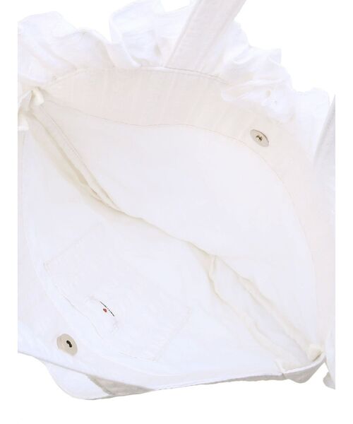 merry jenny（メリージェニー）の「ハートフリルトート（トートバッグ・レディース・オフホワイト/ブラック・FREE）」の16枚目の写真