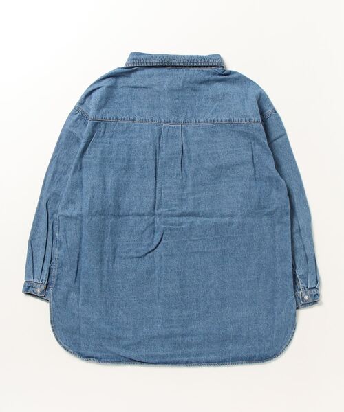 Blasty（ブラスティー）の「BLASTY デニムシャツ（シャツ/ブラウス・レディース・ライトインディゴブルー・F）」の5枚目の写真