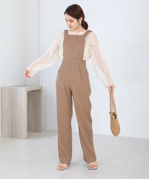 Bab(バブ)の「前後2WAYメッシュレースブラウス(シャツ/ブラウス・レディース・ブラック/ホワイト系その他・M)」の13枚目の写真