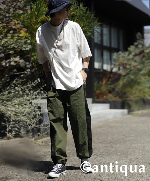 antiqua(アンティカ)の「配色ライン撥水ロングパンツ(その他パンツ・メンズ・カーキ/ブラック・FREE)」の16枚目の写真
