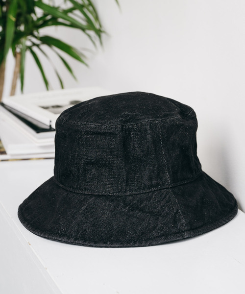 newhattan（ニューハッタン）の「NEWHATTAN ニューハッタン Bucket Hat denim デニムバケットハット（ハット・メンズ・ライトブルー/ブラック/ダークブルー/ブルー・M/L）」の8枚目の写真
