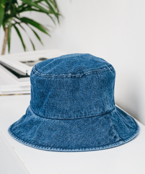 newhattan（ニューハッタン）の「NEWHATTAN ニューハッタン Bucket Hat denim デニムバケットハット（ハット・メンズ・ライトブルー/ブラック/ダークブルー/ブルー・M/L）」の18枚目の写真