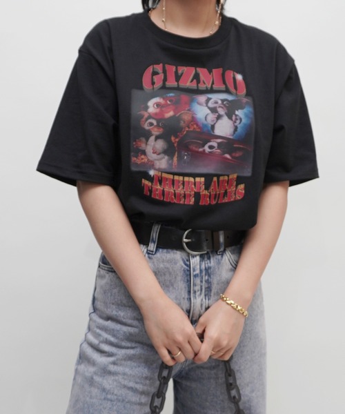almo（アルモ）の「GIZMOプリントユニセックスBIGTシャツ/プリントTシャツ(RO)（Tシャツ/カットソー・レディース・オフホワイト/ブラック・FREE）」の10枚目の写真