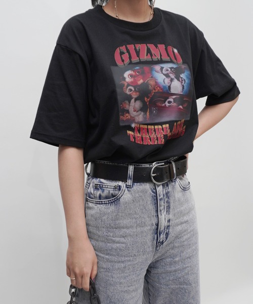 almo（アルモ）の「GIZMOプリントユニセックスBIGTシャツ/プリントTシャツ(RO)（Tシャツ/カットソー・レディース・オフホワイト/ブラック・FREE）」の12枚目の写真