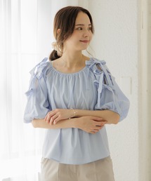 flower | リボンスリーブブラウス(シャツ/ブラウス)