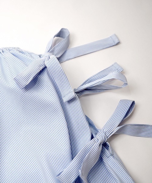 flower（フラワー）の「リボンスリーブブラウス（シャツ/ブラウス・レディース・ブラック/ブルー・FREE）」の6枚目の写真