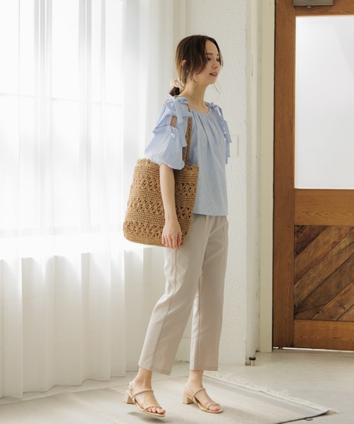 flower（フラワー）の「リボンスリーブブラウス（シャツ/ブラウス・レディース・ブラック/ブルー・FREE）」の13枚目の写真