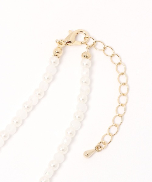 Heather（ヘザー）の「キャシャパールネックレス　199434（ネックレス・レディース・ホワイト・ONE SIZE）」の3枚目の写真