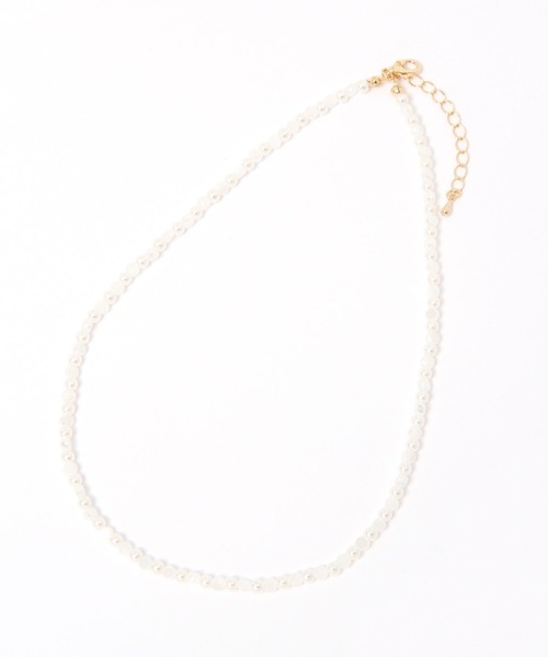Heather（ヘザー）の「キャシャパールネックレス　199434（ネックレス・レディース・ホワイト・ONE SIZE）」の4枚目の写真