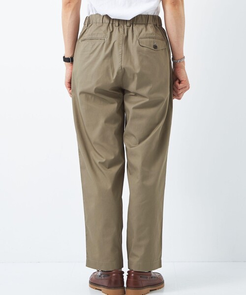 green label relaxing(グリーンレーベルリラクシング)の「Morley T/Cツイル 1プリーツ テーパード パンツ(その他パンツ・メンズ・モカ・S/L/M)」の4枚目の写真