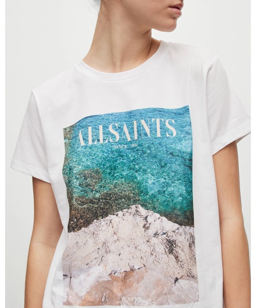 ALLSAINTS(オールセインツ)の「RIONI GRACE T-SHIRT | RIONI GRACE Tシャツ(Tシャツ/カットソー・レディース・ホワイト・S/M/XS)」の6枚目の写真