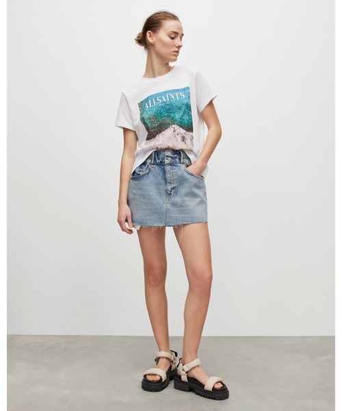 ALLSAINTS(オールセインツ)の「RIONI GRACE T-SHIRT | RIONI GRACE Tシャツ(Tシャツ/カットソー・レディース・ホワイト・S/M/XS)」の4枚目の写真