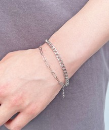 2連チェーンブレスレット