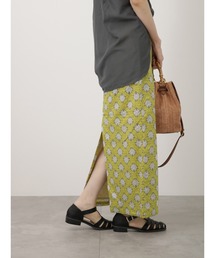 Lugnoncure | 花柄タイトスカート(スカート)