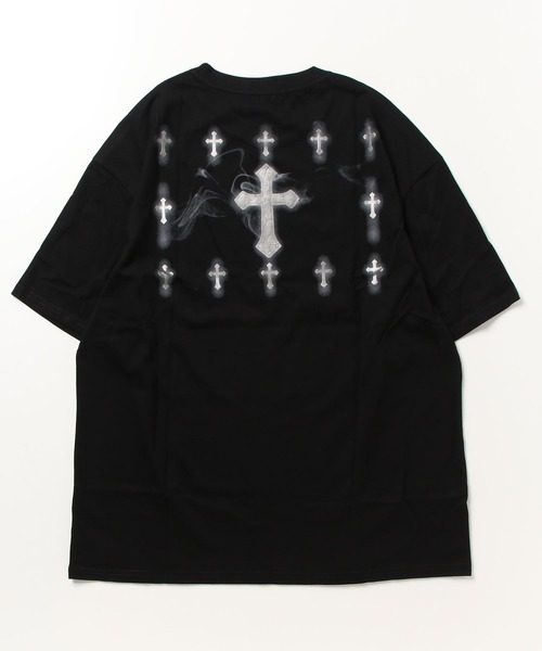 NOVESSEL(ノベセル)の「『NOVESSEL/ノベセル』エンジェルプリント半袖Tシャツ(Tシャツ/カットソー・レディース・ホワイト/ブラック・FREE)」の12枚目の写真