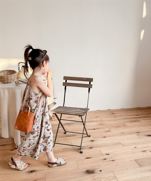 aimoha（アイモハ）の「【aimoha-KIDS-】子供服 プリント7分丈サロペット (SS)（サロペット/オーバーオール・キッズ・ダークグレー/ライトベージュ・80/90/100/110/120/130）」の19枚目の写真