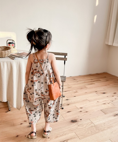 aimoha（アイモハ）の「【aimoha-KIDS-】子供服 プリント7分丈サロペット (SS)（サロペット/オーバーオール・キッズ・ダークグレー/ライトベージュ・80/90/100/110/120/130）」の20枚目の写真