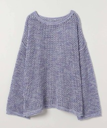 eL | 【eL】Mix Spray Fishnet Pullover/961129(ニット/セーター)