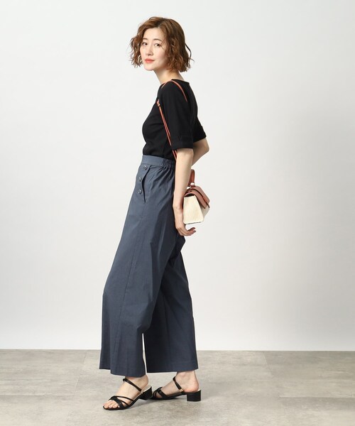 grove（グローブ）の「◆ぐんぐん伸びる！麻混ハイパーストレッチマリンパンツ（その他パンツ・レディース・ブラック/ベージュ/ブルー・01/02/03/04/05）」の9枚目の写真