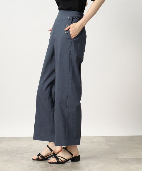 grove（グローブ）の「◆ぐんぐん伸びる！麻混ハイパーストレッチマリンパンツ（その他パンツ・レディース・ブラック/ベージュ/ブルー・01/02/03/04/05）」の13枚目の写真