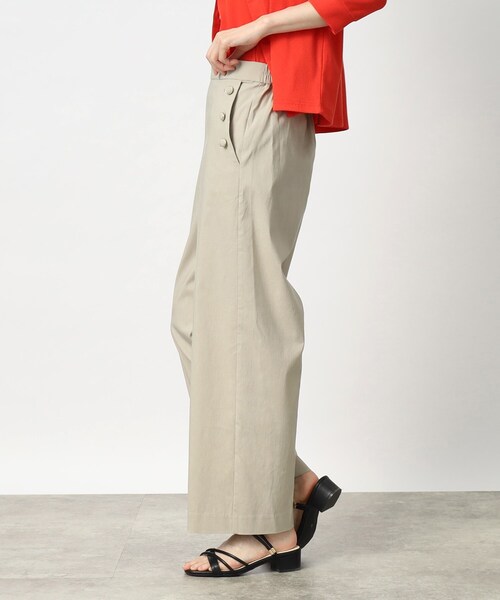 grove（グローブ）の「◆ぐんぐん伸びる！麻混ハイパーストレッチマリンパンツ（その他パンツ・レディース・ブラック/ベージュ/ブルー・01/02/03/04/05）」の20枚目の写真