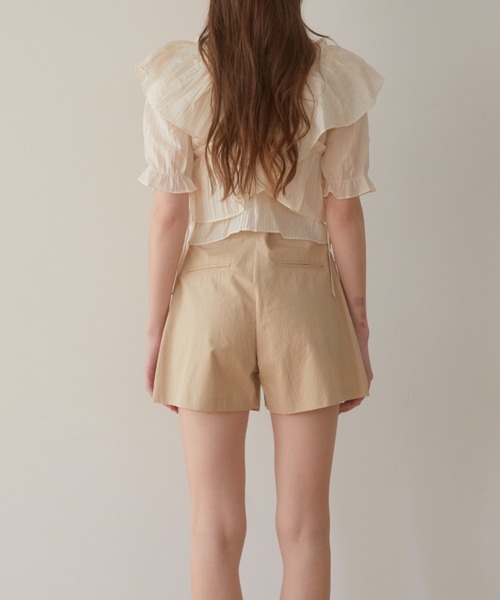 ACYM(アシーム)の「Frill sheer ブラウス(シャツ/ブラウス・レディース・ブラック/ピンク/アイボリー・FREE)」の14枚目の写真