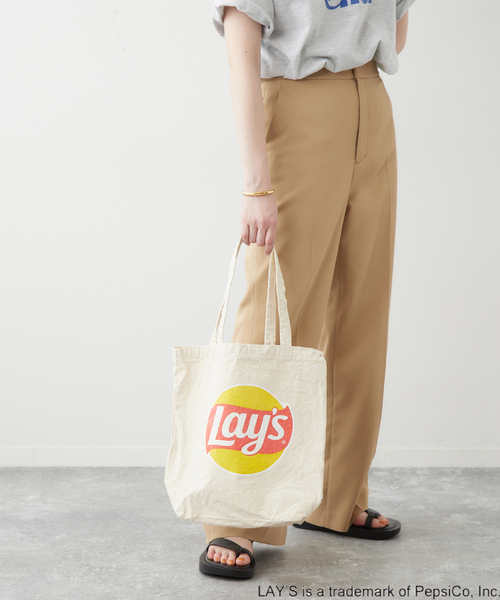 plage（プラージュ）の「Lays logo tote バッグ（トートバッグ・レディース・アイボリー・FREE）」の7枚目の写真