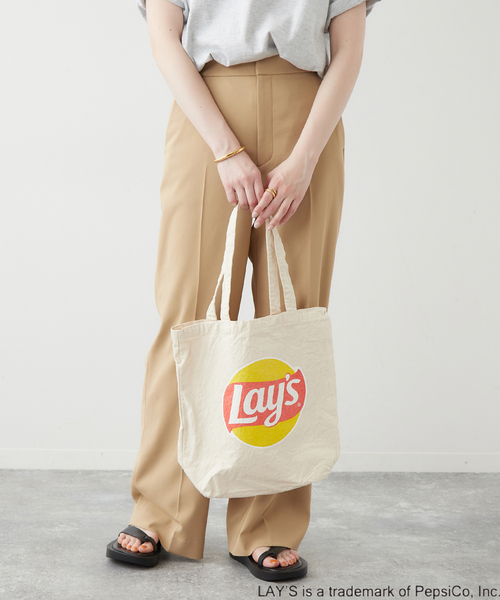plage（プラージュ）の「Lays logo tote バッグ（トートバッグ・レディース・アイボリー・FREE）」の5枚目の写真