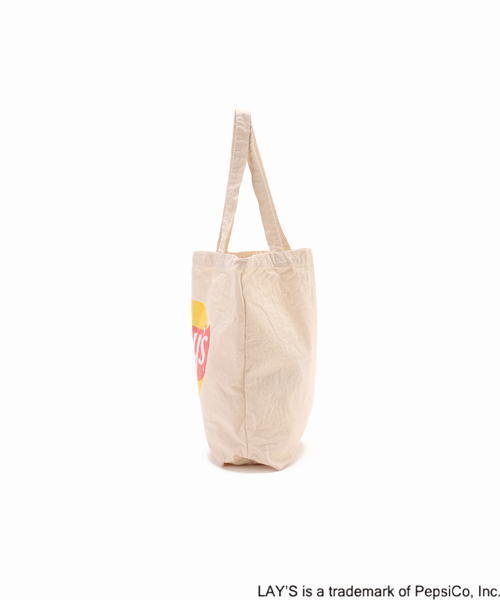 plage（プラージュ）の「Lays logo tote バッグ（トートバッグ・レディース・アイボリー・FREE）」の2枚目の写真